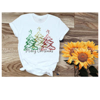 Christmas Tree Doodles Shirt