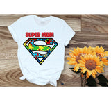 Super Mom Autism Shirt